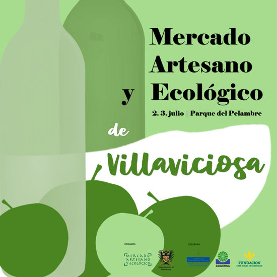 Cartel Mercado Artesano y Ecológico de Villaviciosa