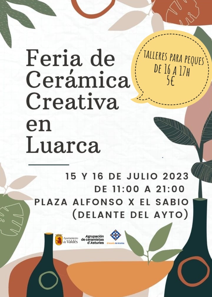 Feria de Cerámica Creativa en Luarca