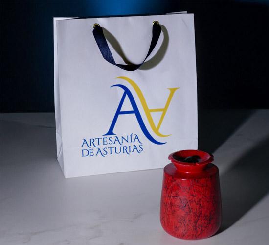 bolsa logo Artesanía de Asturias