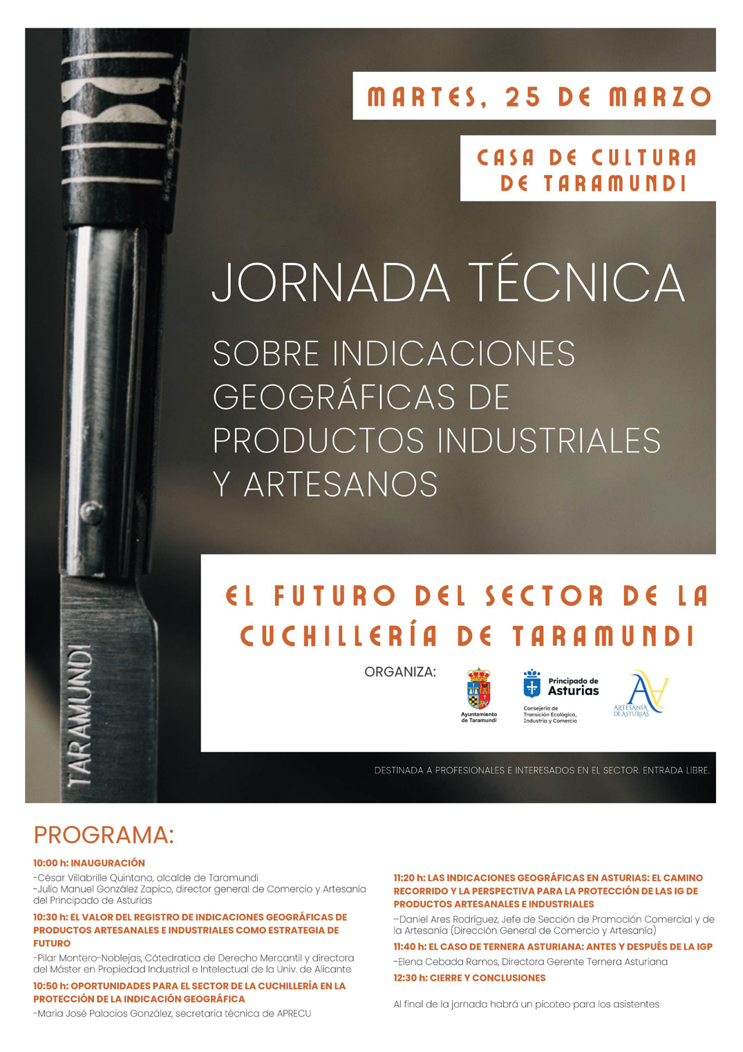 Jornada Técnica sobre Indicaciones Geográficas de Productos Industriales y Artesanos