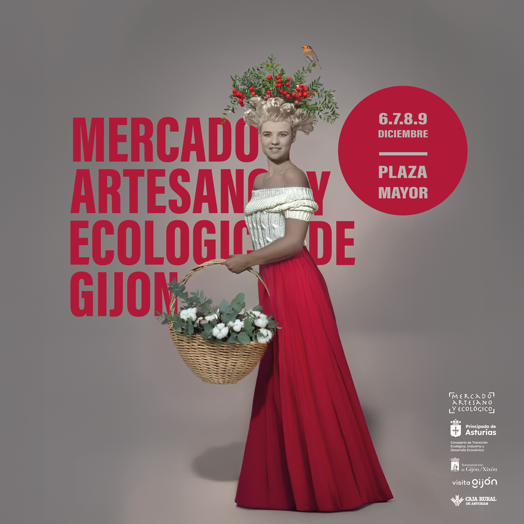 Mercado Artesano y Ecológico de Gijón - Diciembre 2024