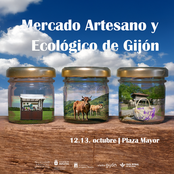 Mercado Artesano y Ecológico de Gijón - octubre 2024