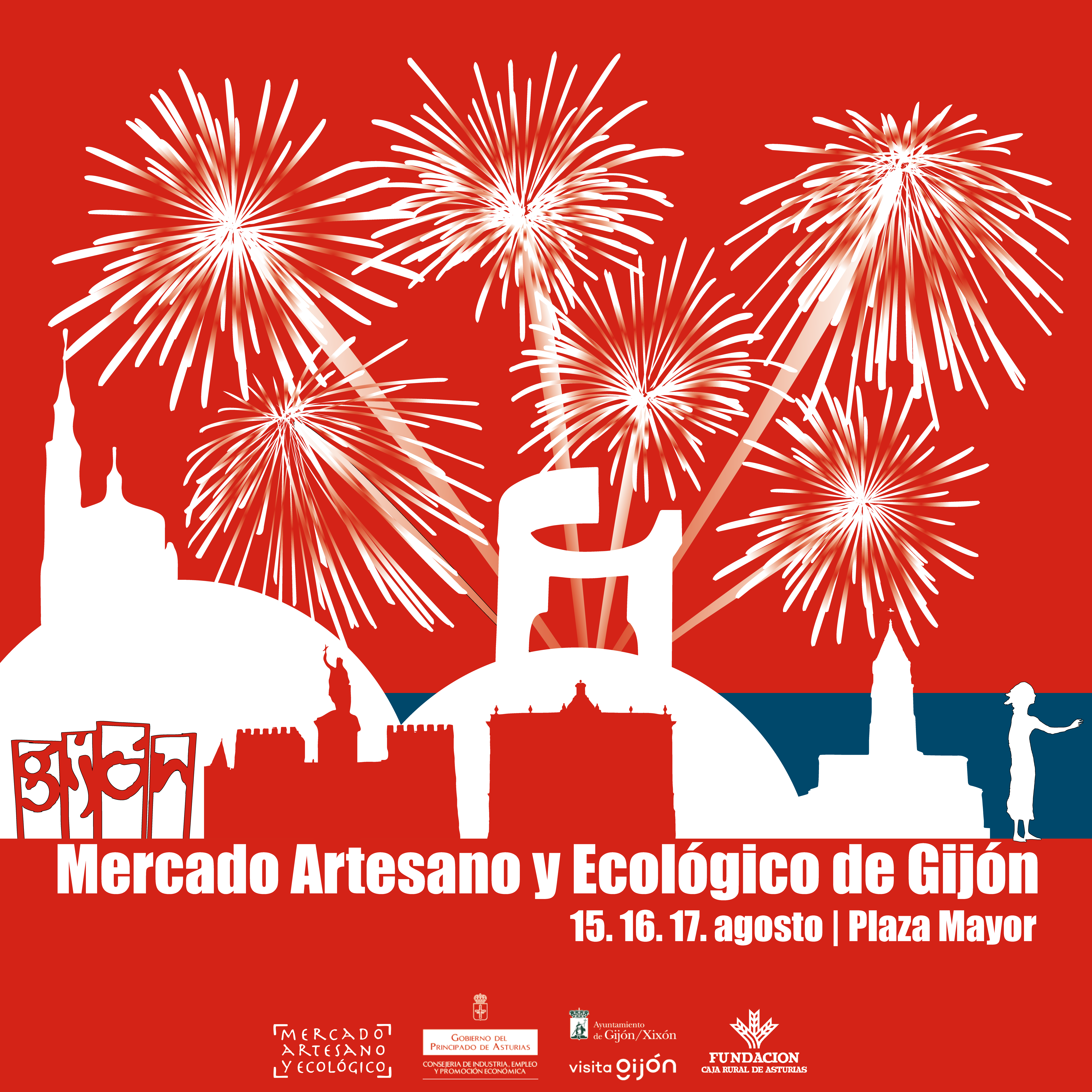 Mercado Artesano y Ecológico de Gijón - AGOSTO 2023