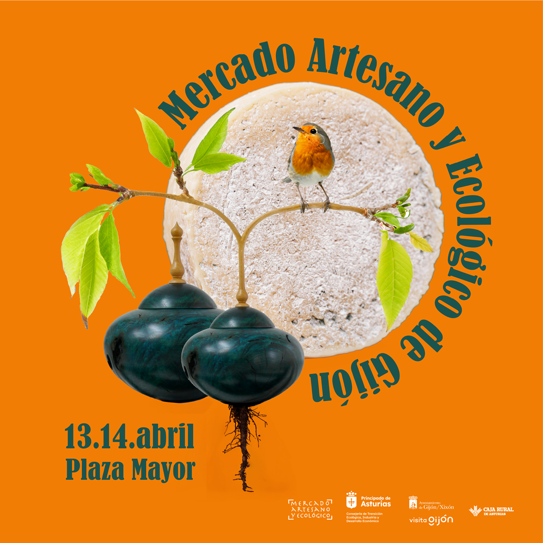 Mercado Artesano y Ecológico de Gijón - Abril 2024